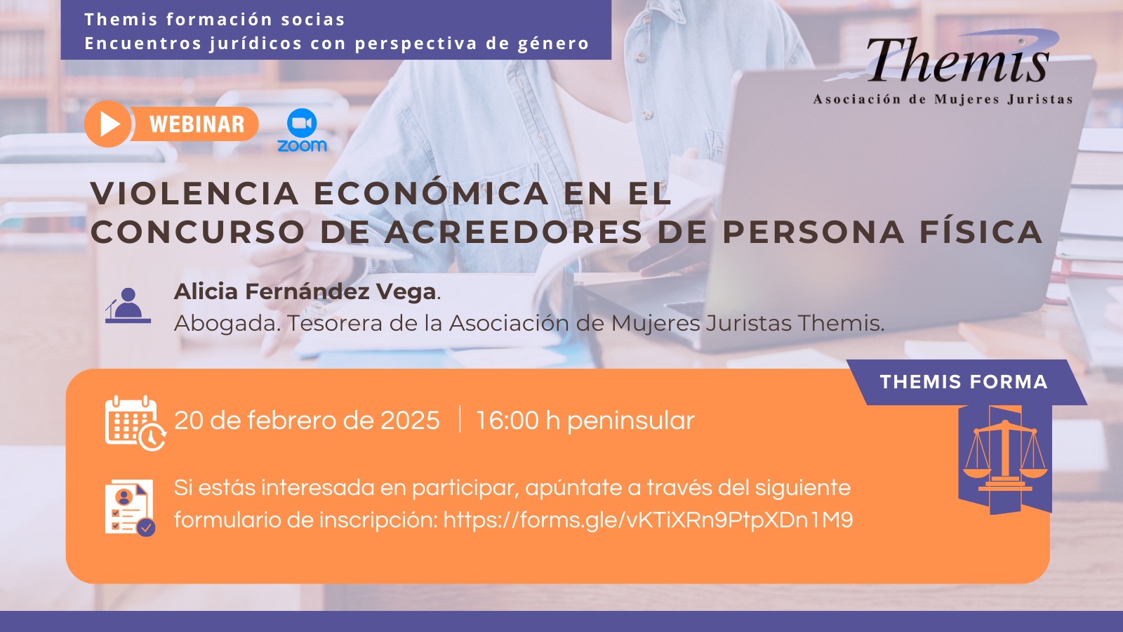 Seminario web sobre violencia económica y concurso de acreedores