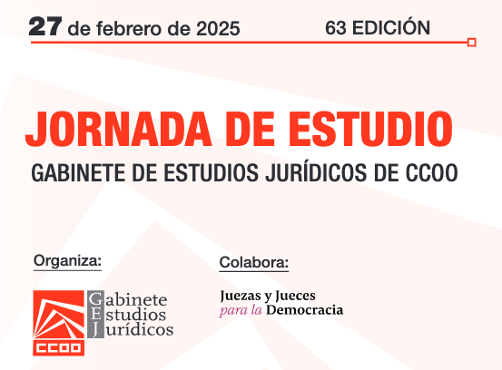 Jornadas de estudio Gabinete de Estudios Jurídicos CCOO