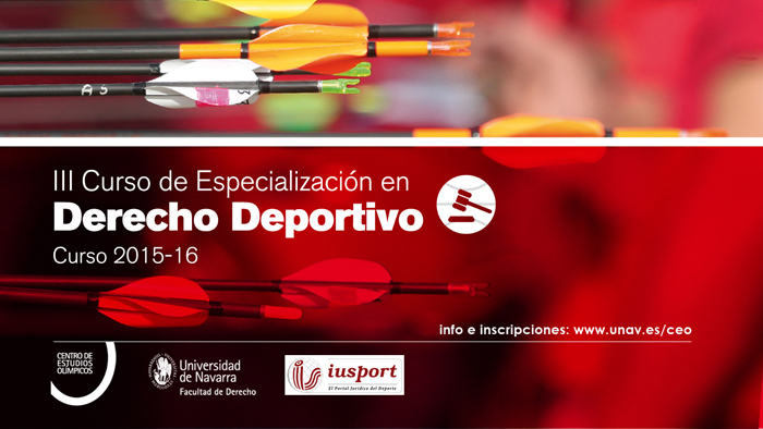 III Curso de Especialización en Derecho Deportivo 